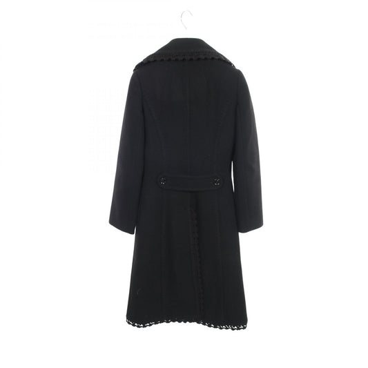 DOLCE & GABBANA Wool Coat Black Size 38