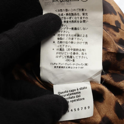 DOLCE & GABBANA Wool Coat Black Size 38