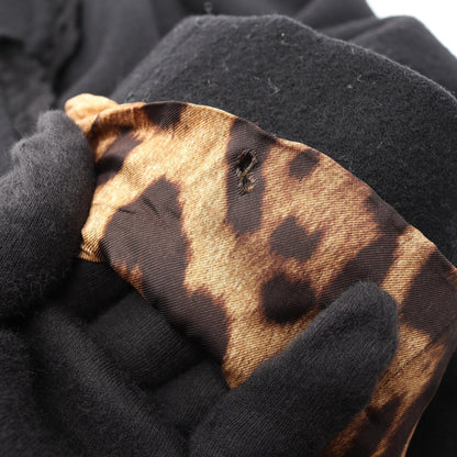DOLCE & GABBANA Wool Coat Black Size 38