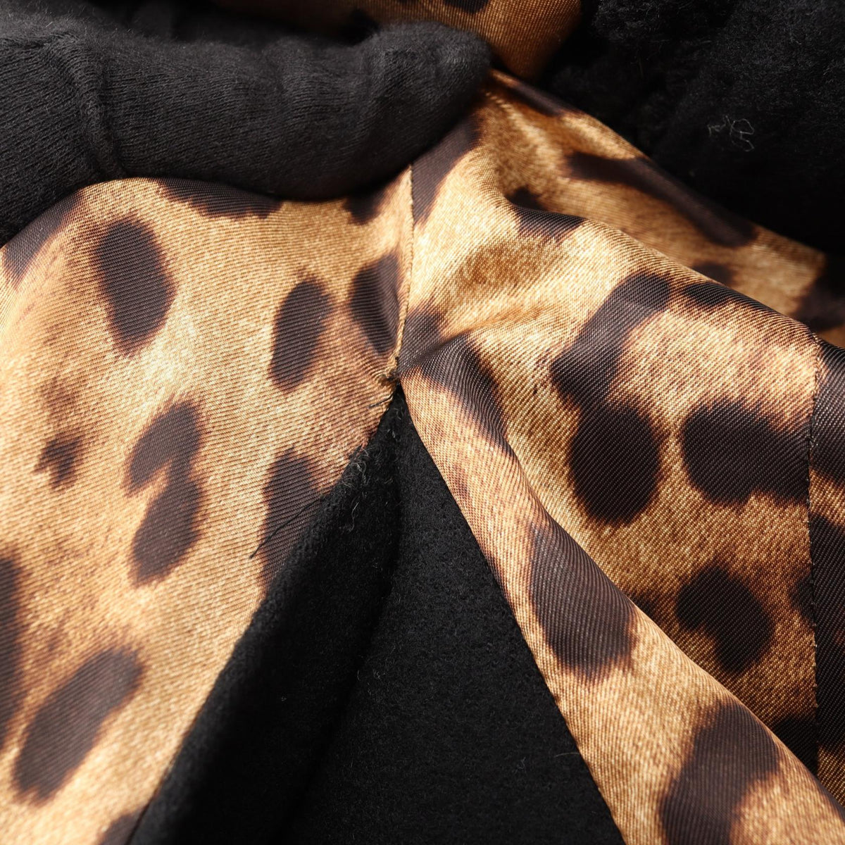 DOLCE & GABBANA Wool Coat Black Size 38
