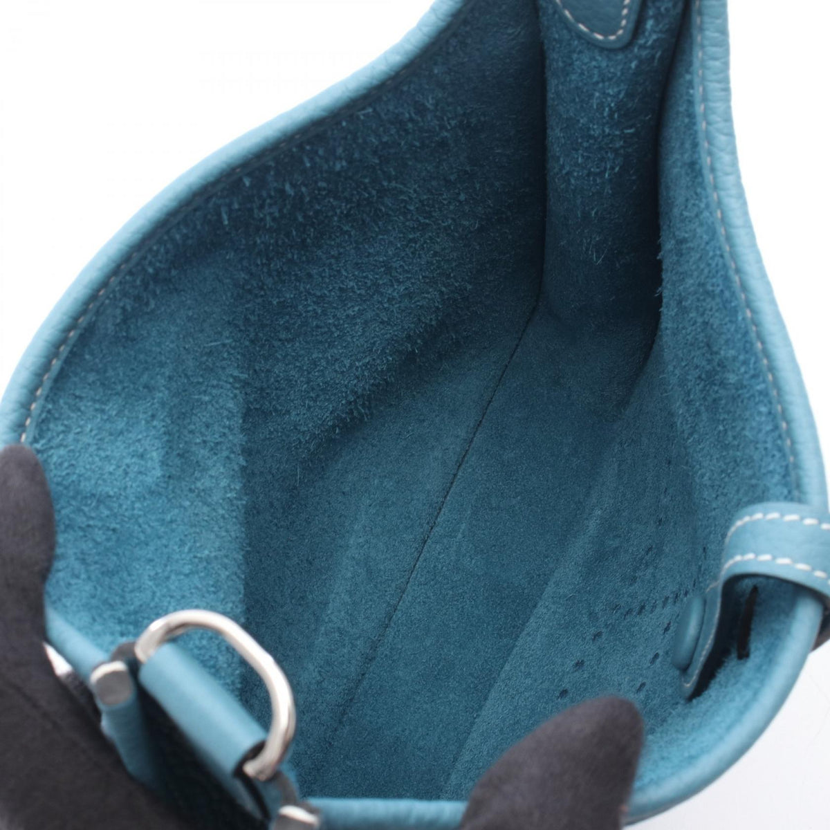HERMES Evelyne 23 Taurillon Bag Blue