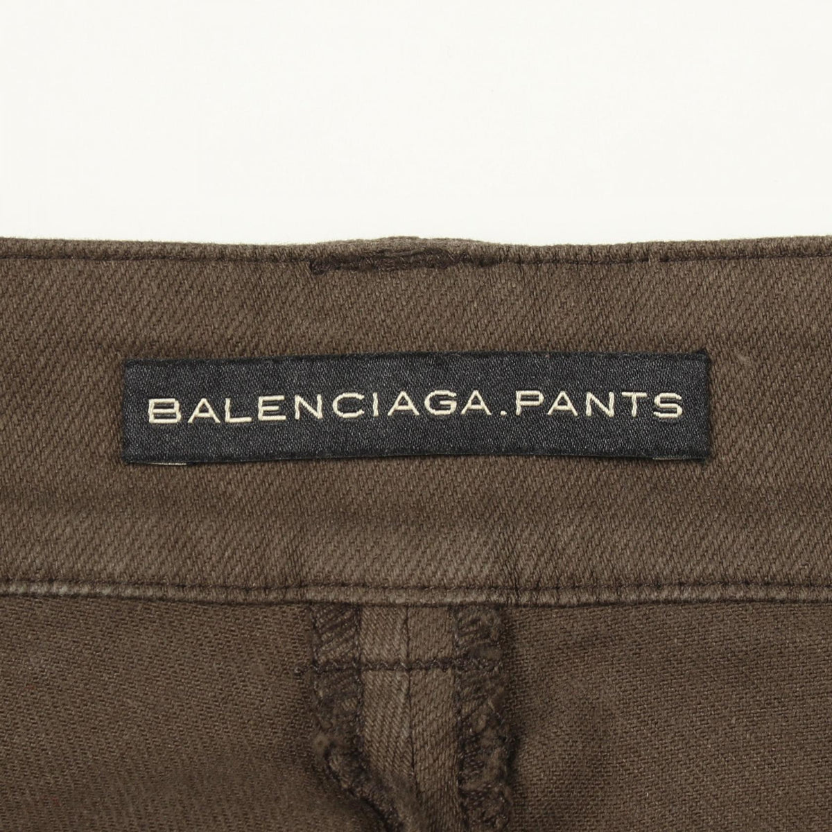 BALENCIAGA BB Skinny Cotton Jeans Brown Size 34