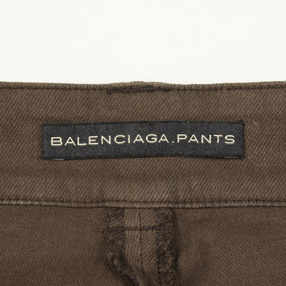 BALENCIAGA BB Skinny Cotton Jeans Brown Size 34
