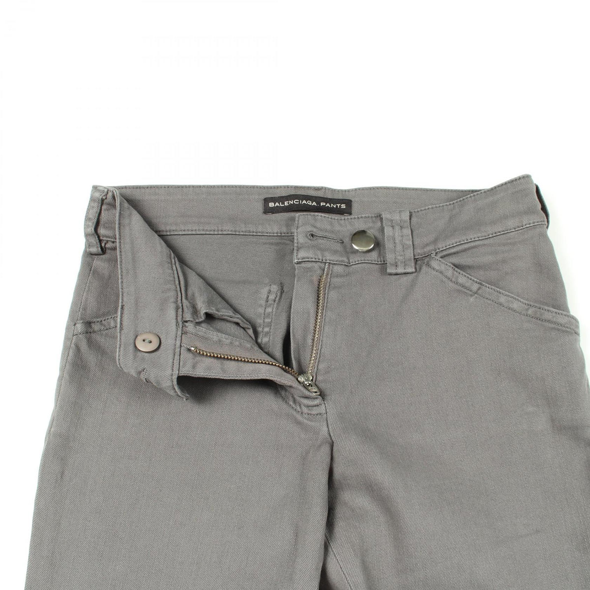 BALENCIAGA Cotton Skinny Jeans Green Size 34