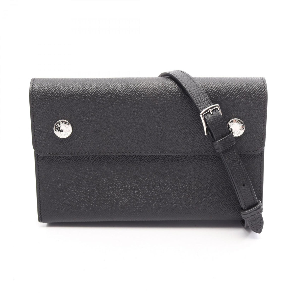 HERMES Nap To Go Veau Epsom Bag Black