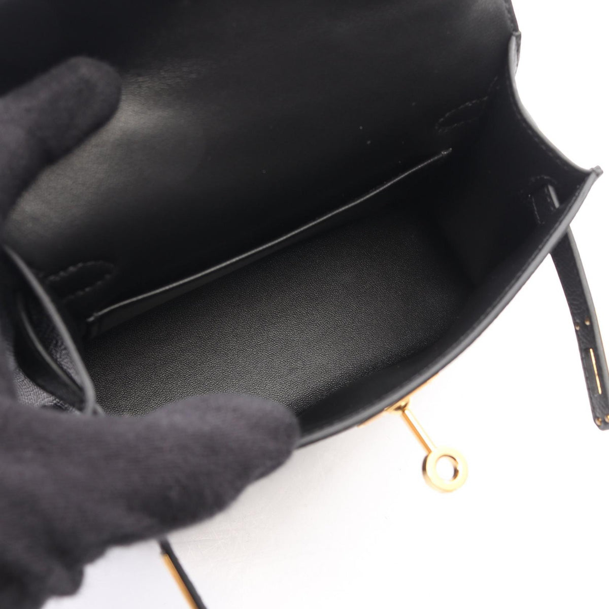 HERMES Mini Kelly 2 Sellier 2-Way Handbag