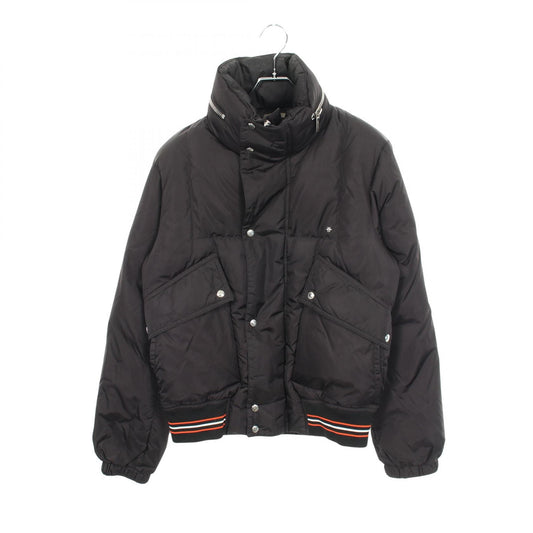DIOR HOMME Nylon Black Hooded Down Jacket Size 44