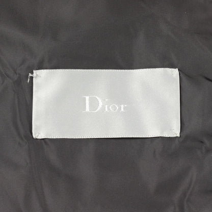 DIOR HOMME Nylon Black Hooded Down Jacket Size 44
