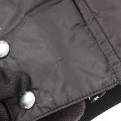 DIOR HOMME Nylon Black Hooded Down Jacket Size 44