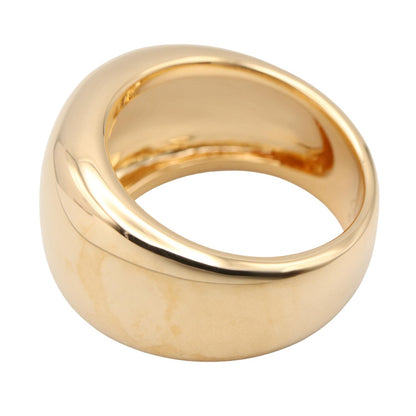 CARTIER Nouvelle Vague K18 Yellow Gold Ring Size JP 14.5