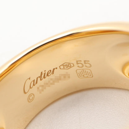 CARTIER Nouvelle Vague K18 Yellow Gold Ring Size JP 14.5