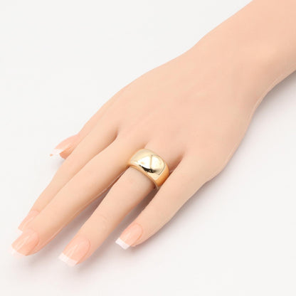 CARTIER Nouvelle Vague K18 Yellow Gold Ring Size JP 14.5