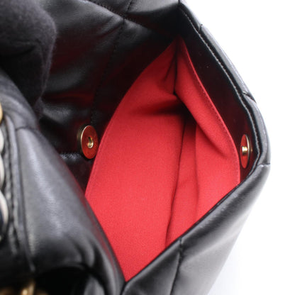 CHANEL 19 Matelassé Leather Bag Black