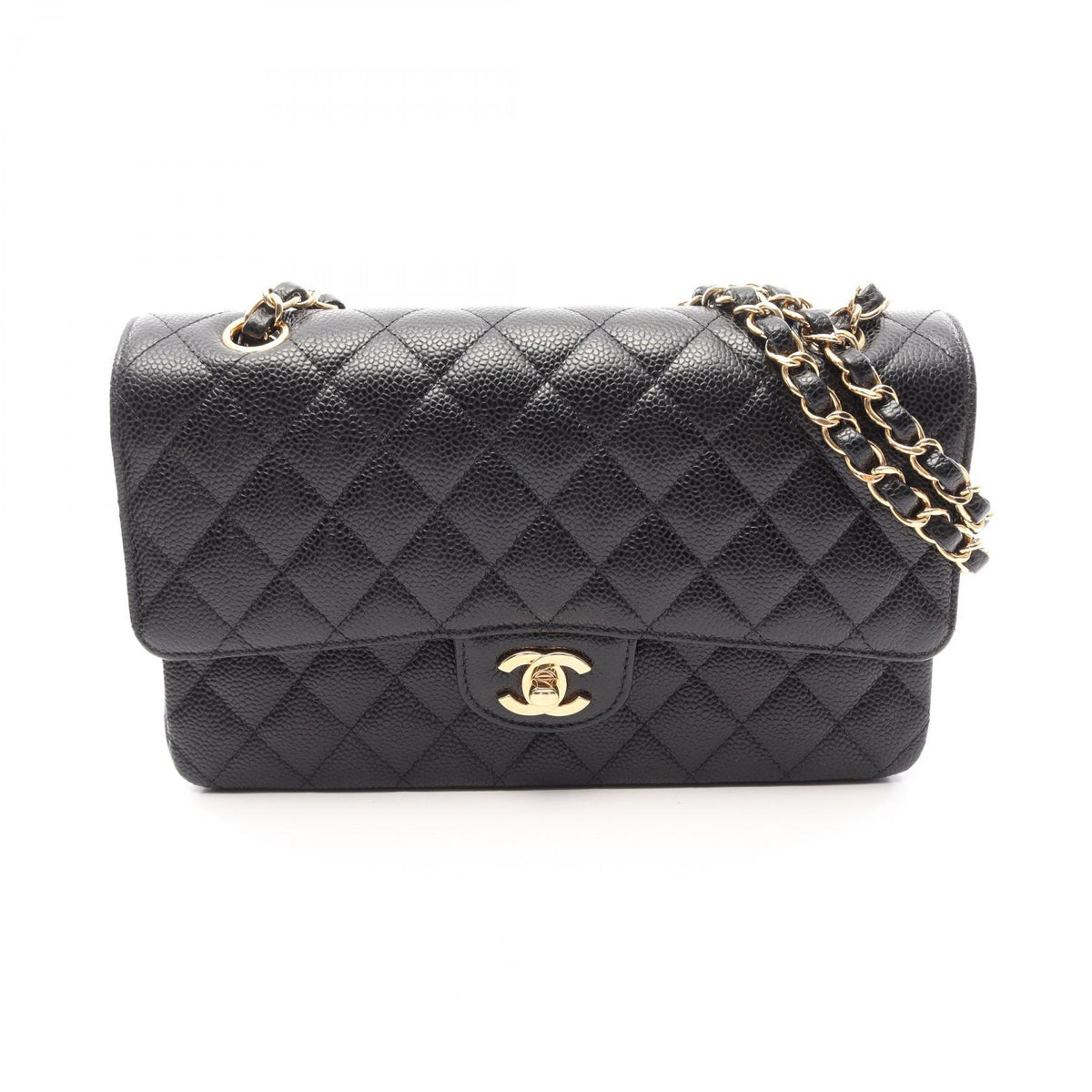 CHANEL Matelasse Double Flap Shoulder Bag