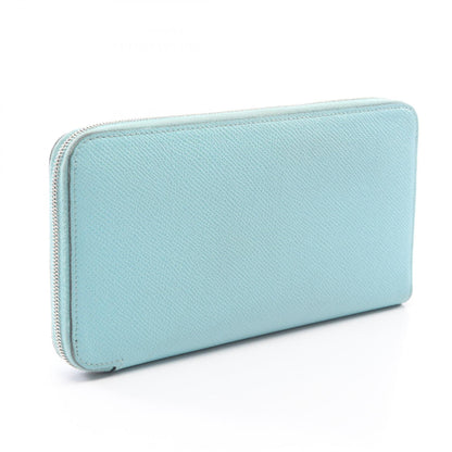 HERMES Azap Long Silk-in Bleu Epsom Wallet