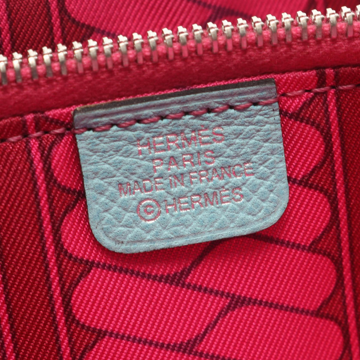 HERMES Azap Long Silk-in Bleu Epsom Wallet