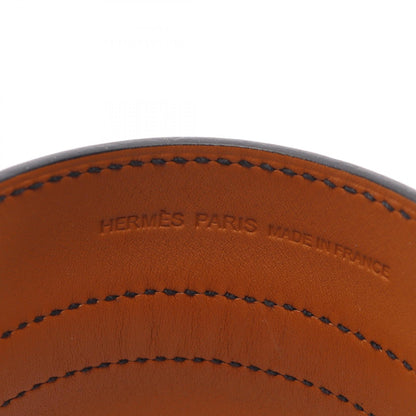 HERMES Cavalry Veau Swift Bangle Black Size T3