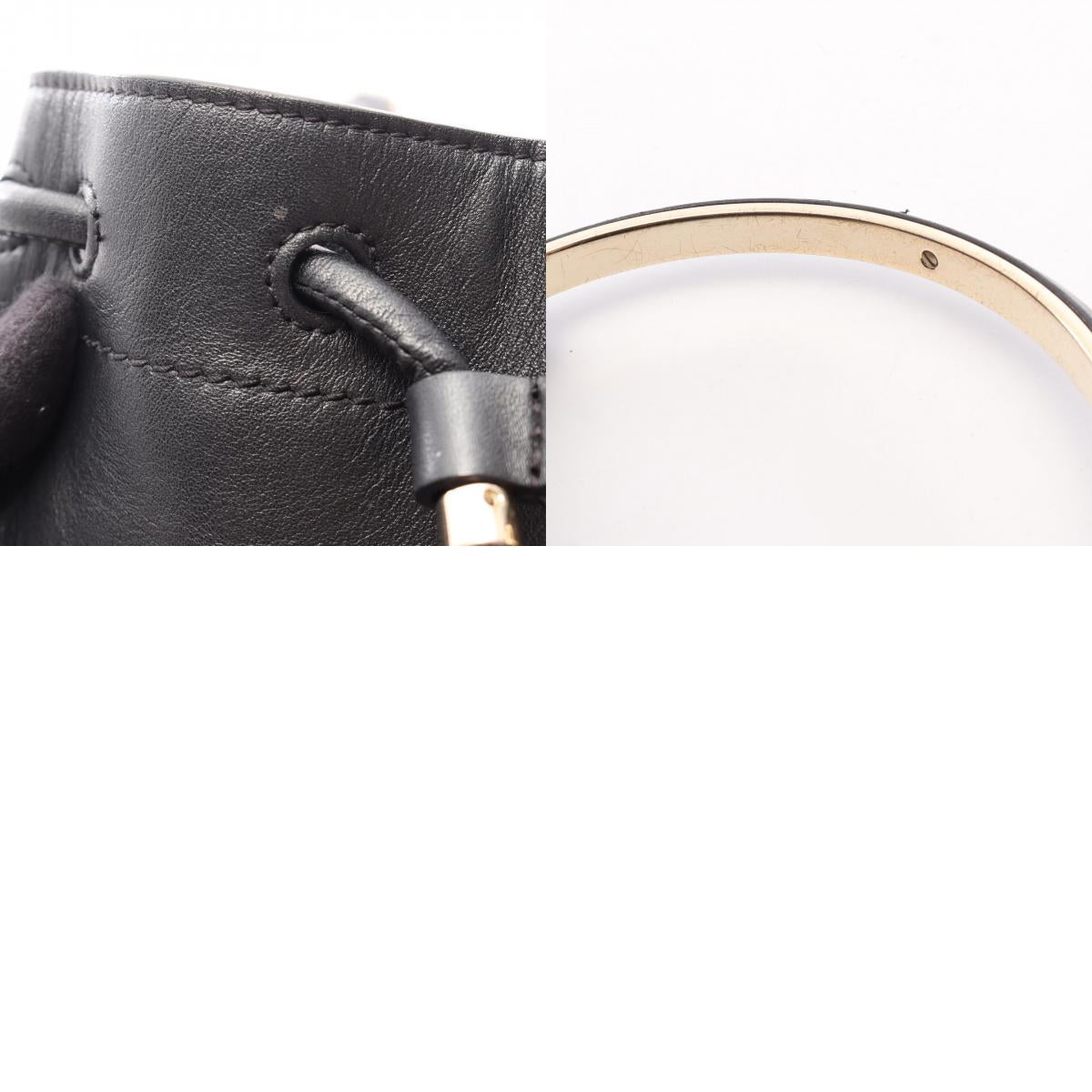 JIMMY CHOO BON BON BUCKET Bag Black