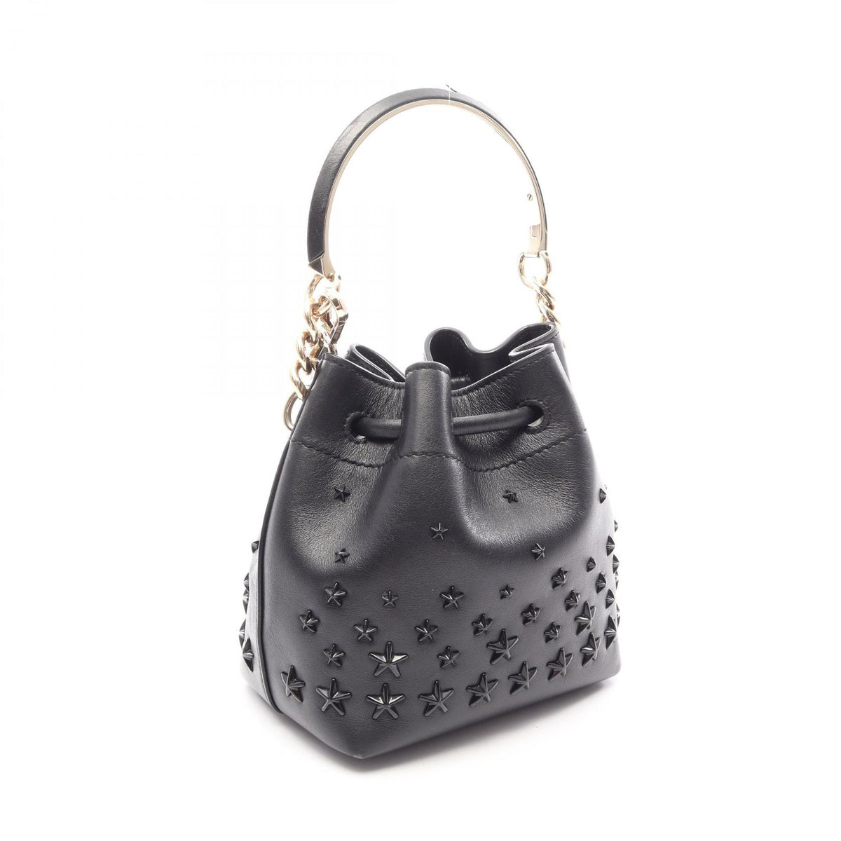JIMMY CHOO BON BON BUCKET Bag Black