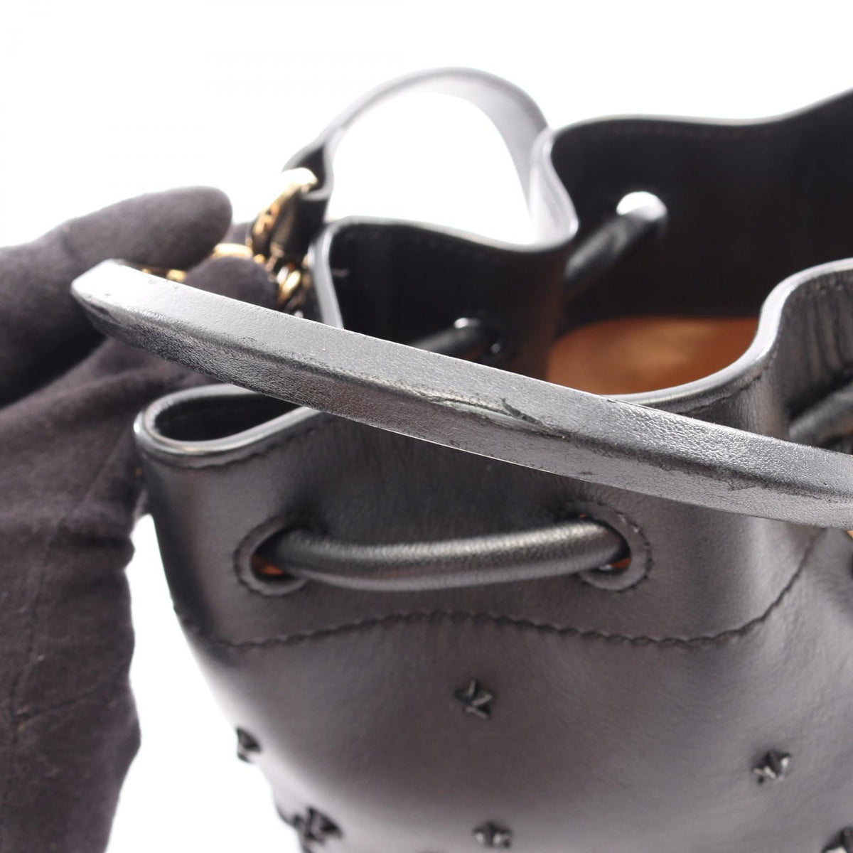 JIMMY CHOO BON BON BUCKET Bag Black