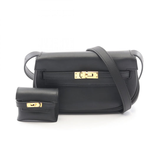 HERMES Kelly Move Veau Swift Bag Black
