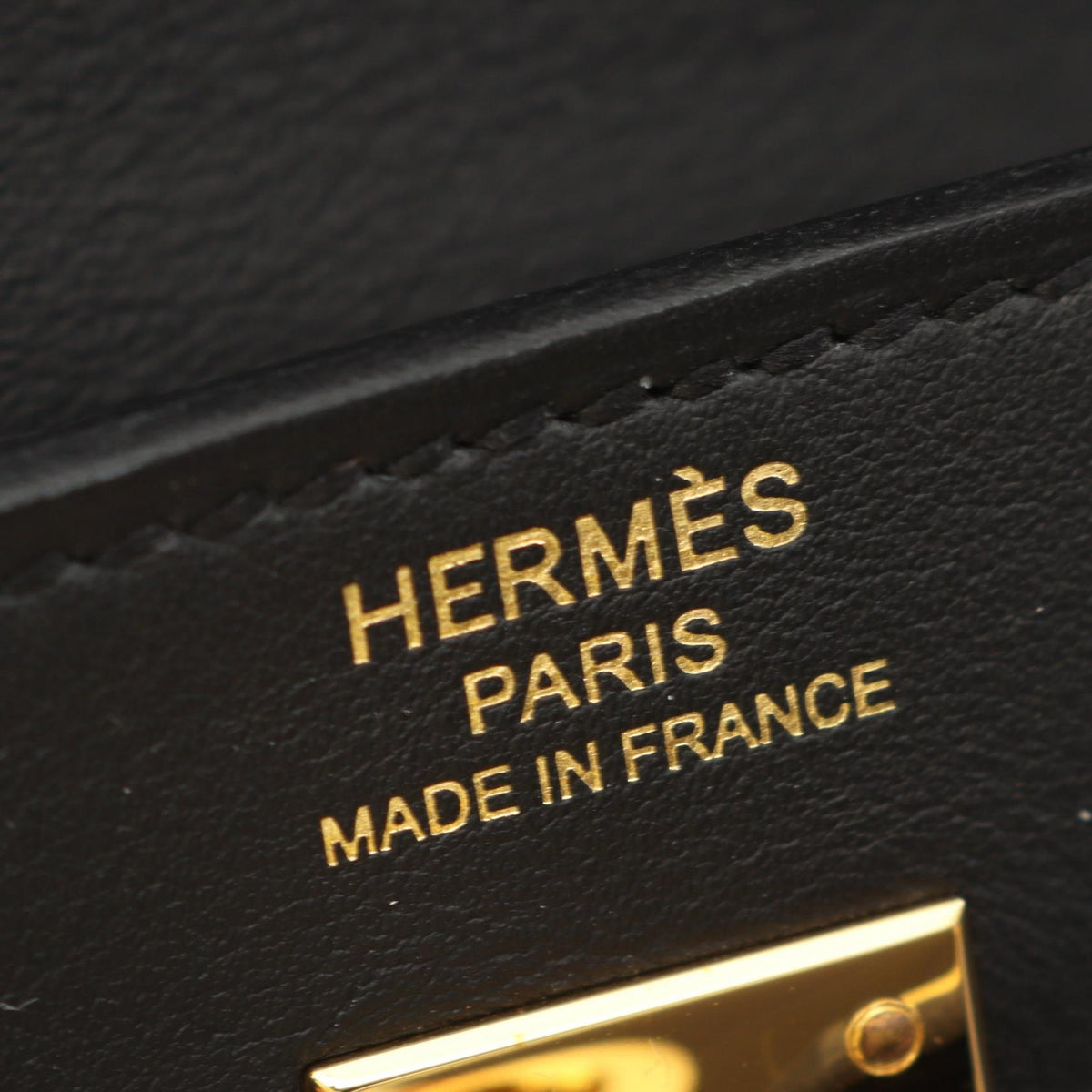 HERMES Kelly Move Veau Swift Bag Black