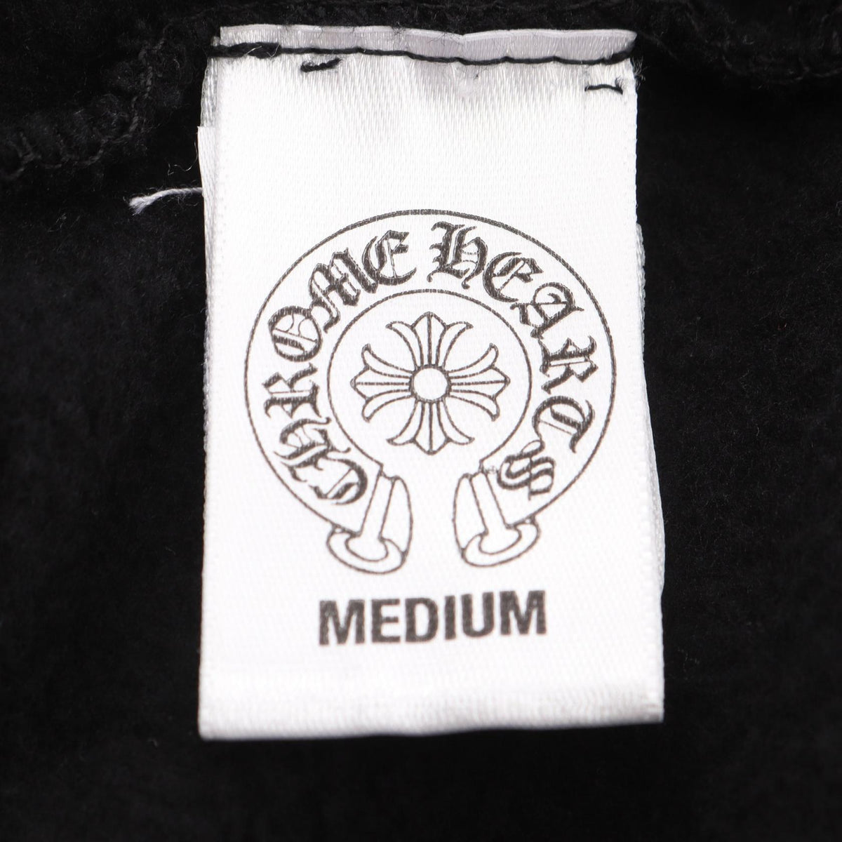 CHROME HEARTS CH Cotton Black CH Plus Logo Pants Size M