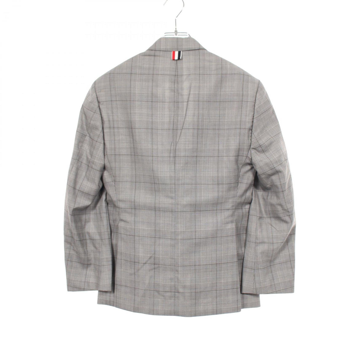 THOM BROWNE Glen Check Wool Silk Blazer Size 0