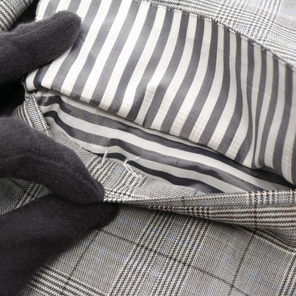 THOM BROWNE Glen Check Wool Silk Blazer Size 0