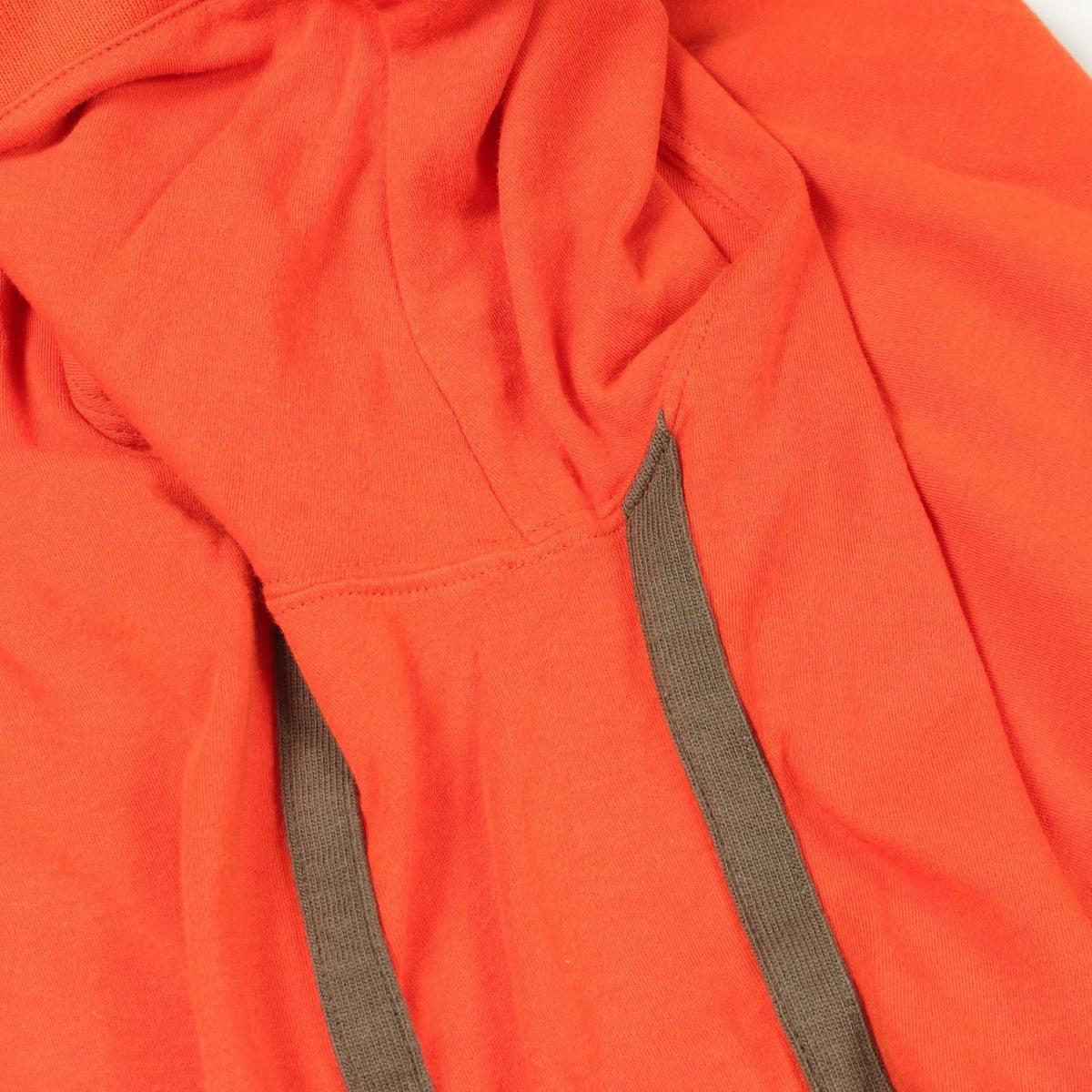 HERMES Sellier Button Cotton Polo Shirt Orange Size M