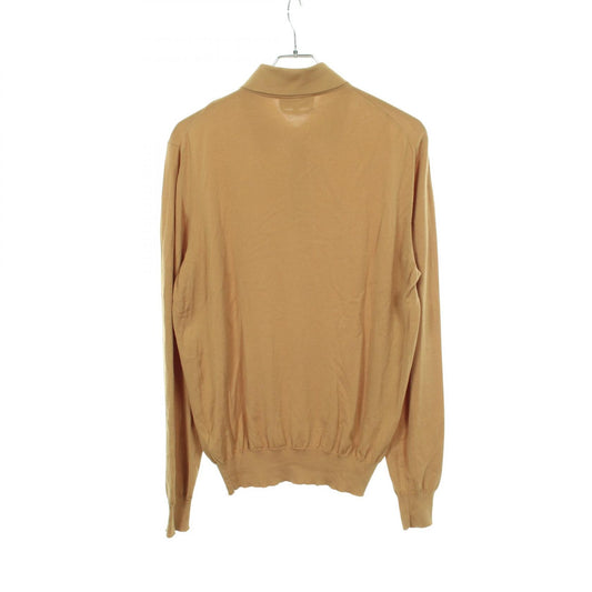 HERMES Long Sleeve Polo Shirt Size L