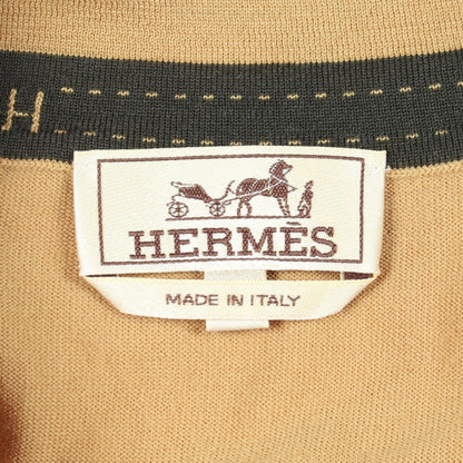 HERMES Long Sleeve Polo Shirt Size L