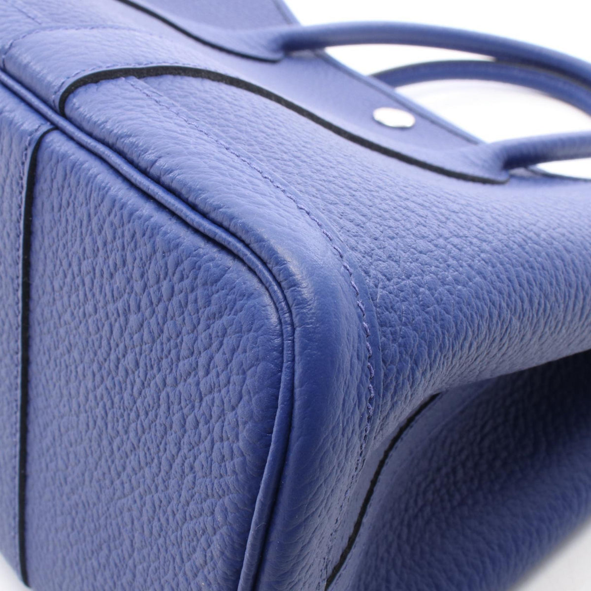 HERMES Garden Party TPM Bleu Electrique Tote