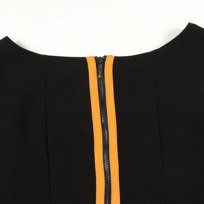 ARMANI EXCHANGE Black Long Sleeve Ruffle Dress Size 2