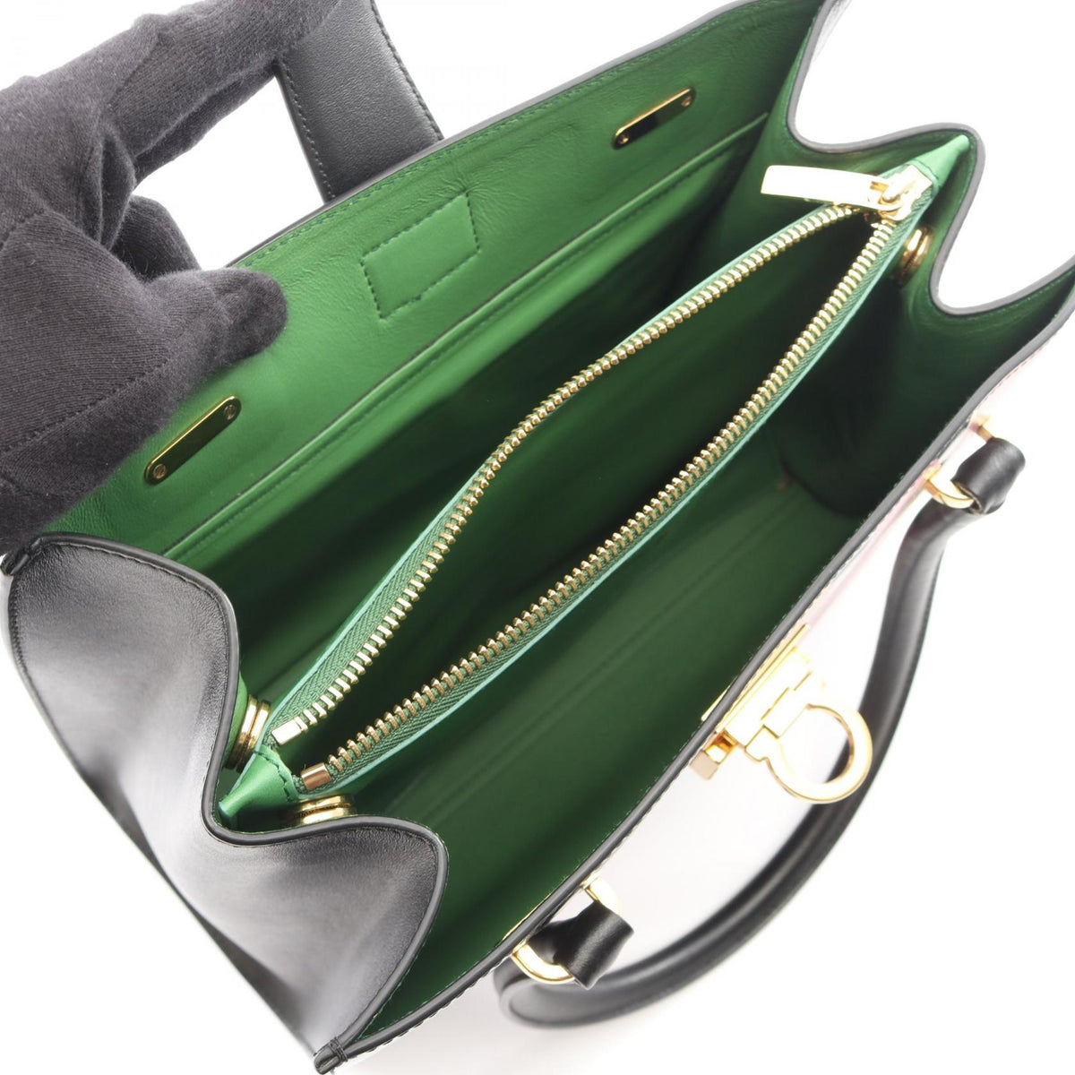 Salvatore Ferragamo Gancini Handle Bag