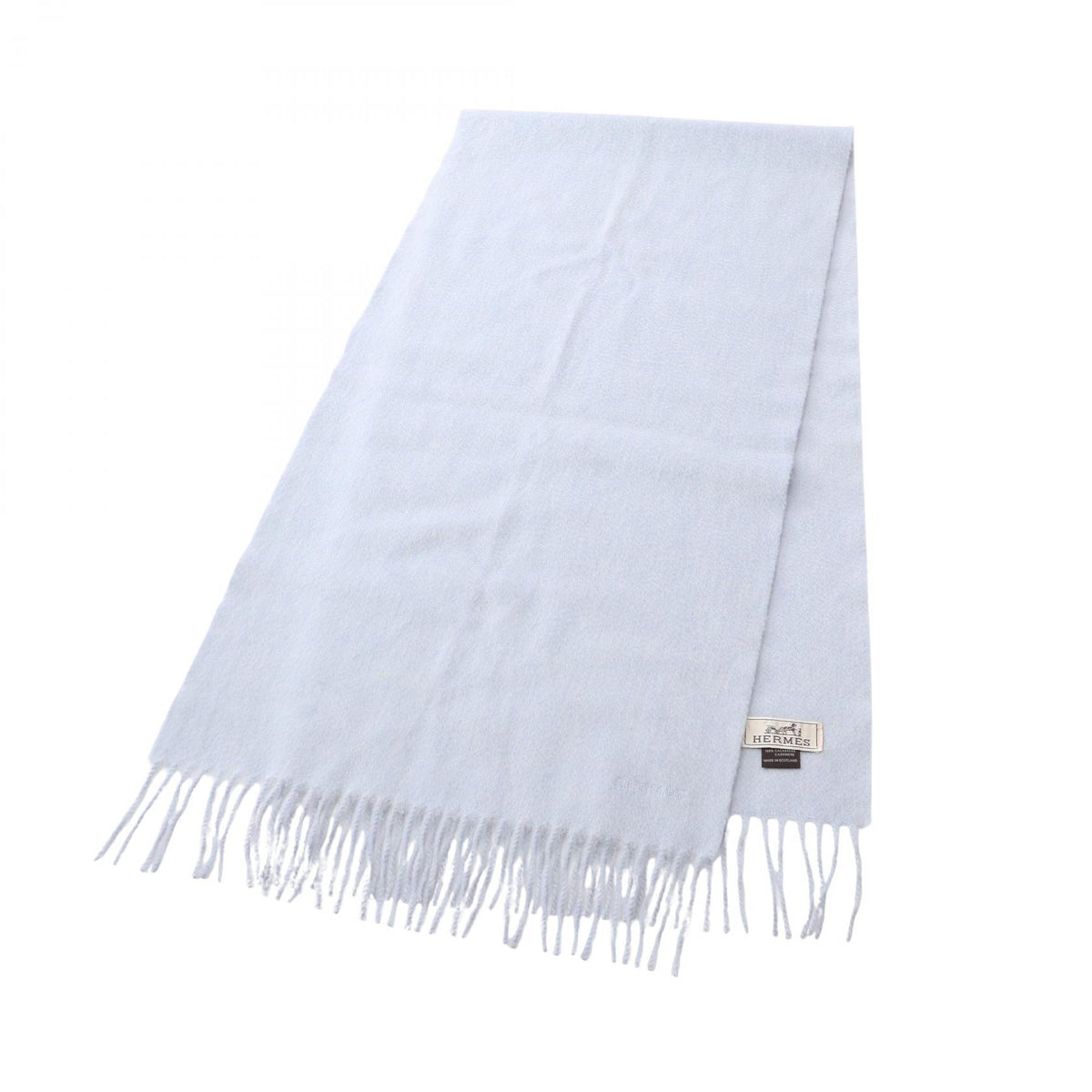 HERMES Uni Brode Cashmere Scarf