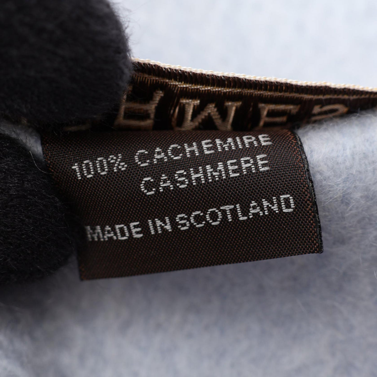 HERMES Uni Brode Cashmere Scarf