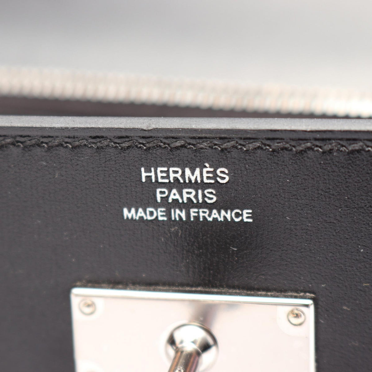 HERMES Kelly Long To Go Black Shoulder Bag
