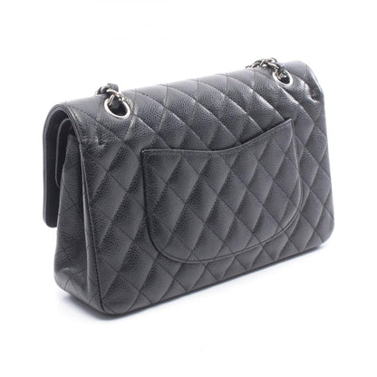 CHANEL Matelassé Double Flap Bag Black
