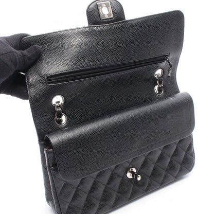 CHANEL Matelassé Double Flap Bag Black