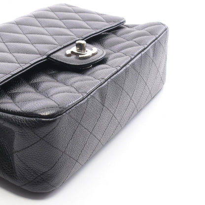 CHANEL Matelassé Double Flap Bag Black