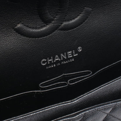 CHANEL Matelassé Double Flap Caviar Skin Shoulder Bag