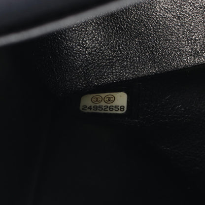 CHANEL Matelassé Double Flap Caviar Skin Shoulder Bag