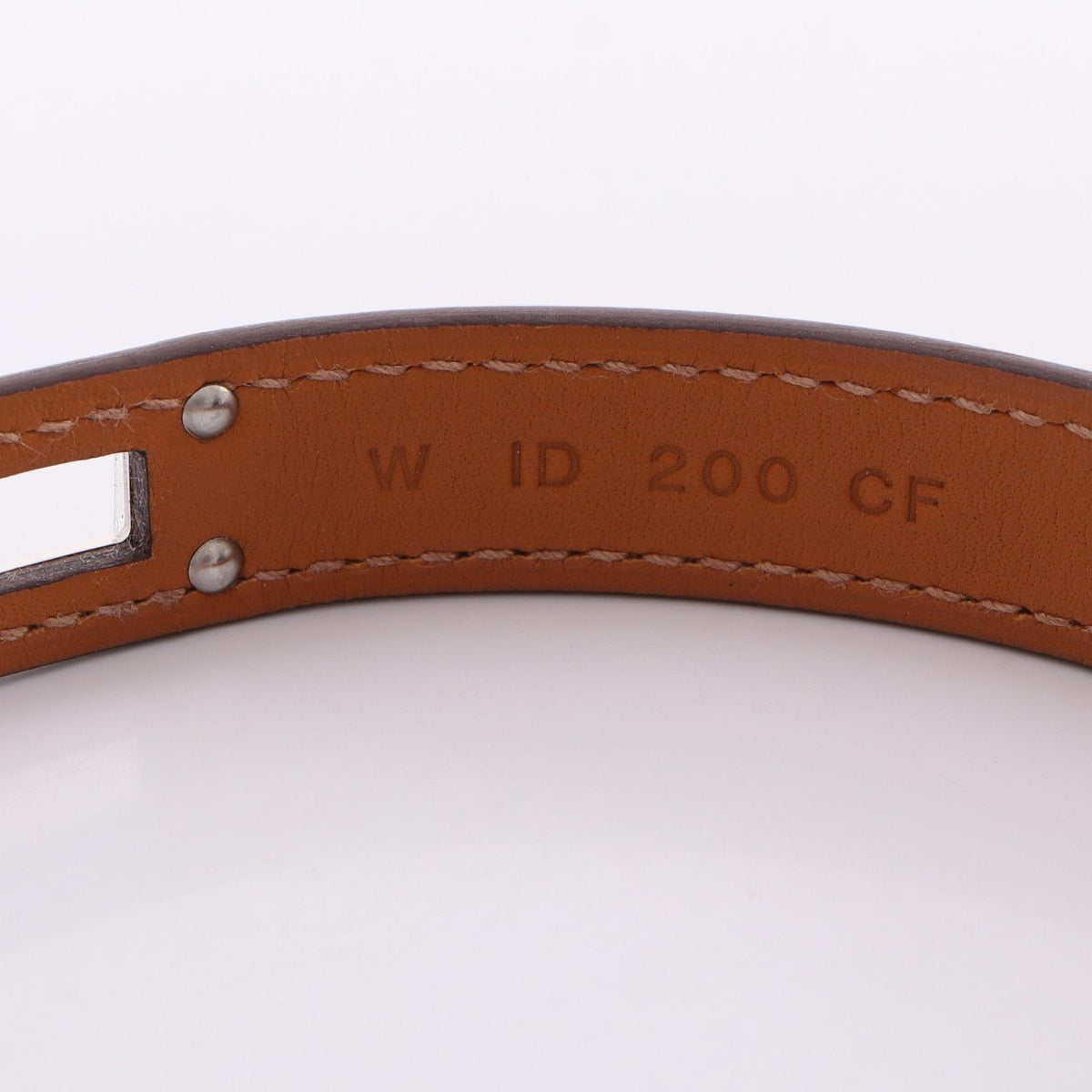 HERMES Kelly Double Tour Bracelet Gold