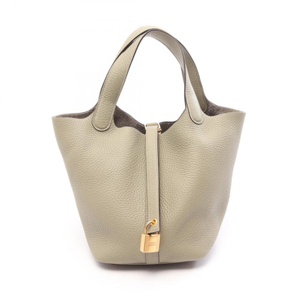 HERMES Picotin Lock PM Handle Bag Green