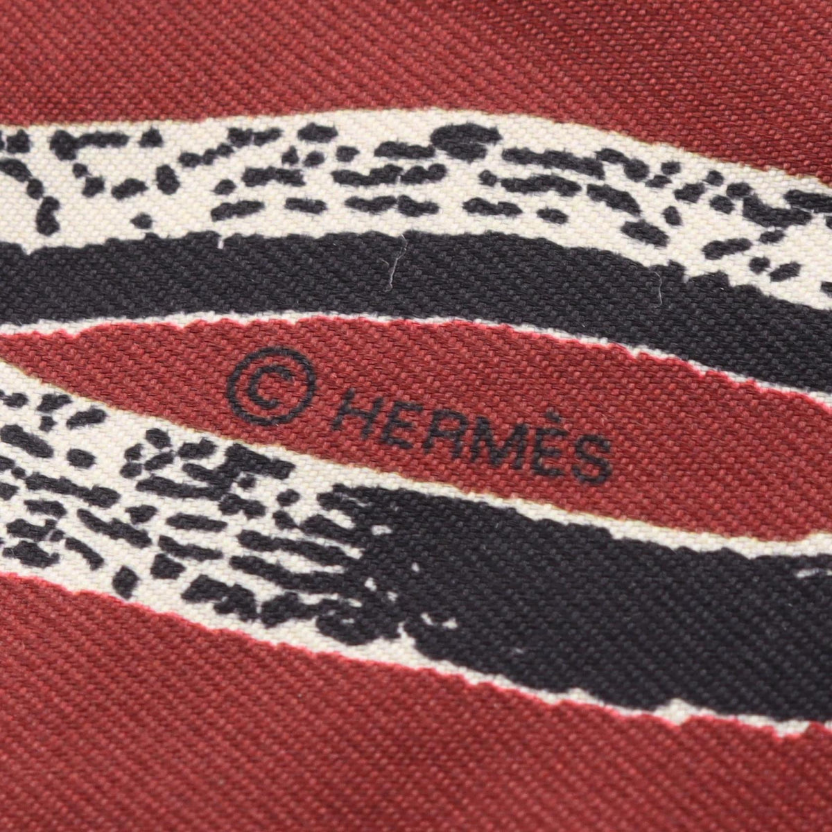 HERMES Twilly Poetic Orange Multi Scarf