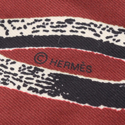 HERMES Twilly Poetic Orange Multi Scarf