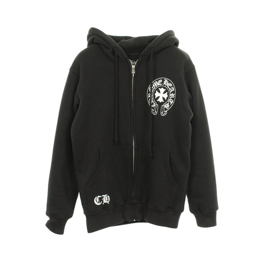 CHROME HEARTS Horseshoe Message Print Thermal Hoodie Size S
