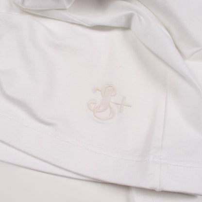 JIL SANDER Turtleneck Cotton Long Sleeve Shirt White Size L