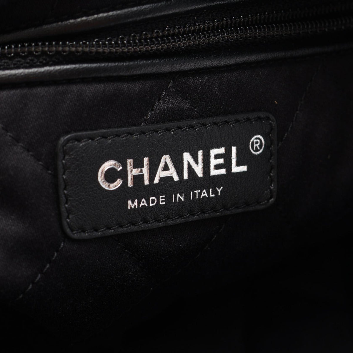 CHANEL 22 Large Leather Backpack Black
